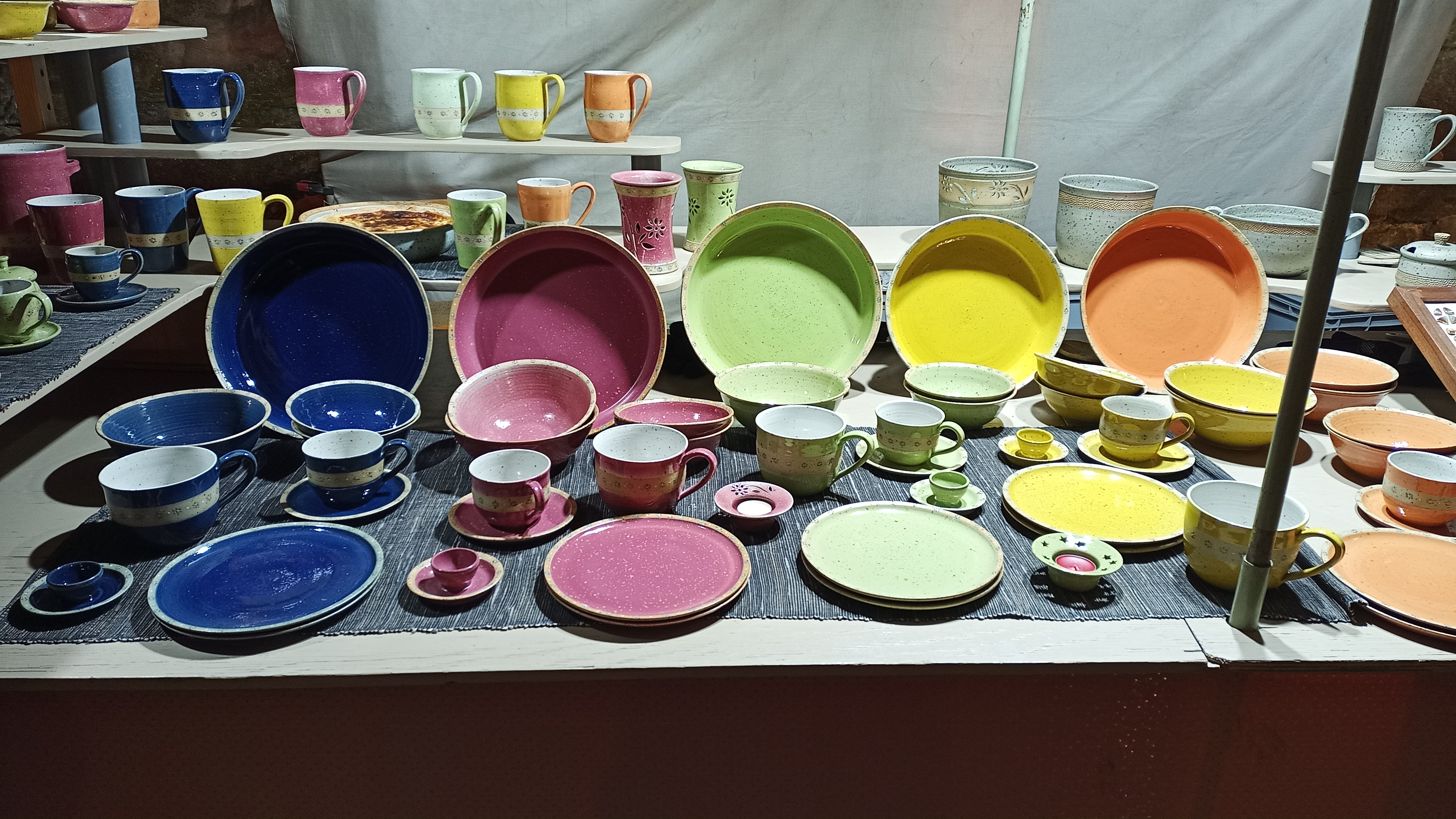 Bunte Keramik